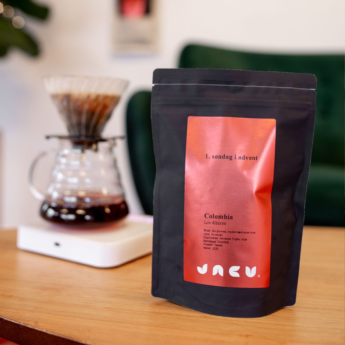 Adventskalender med kaffe